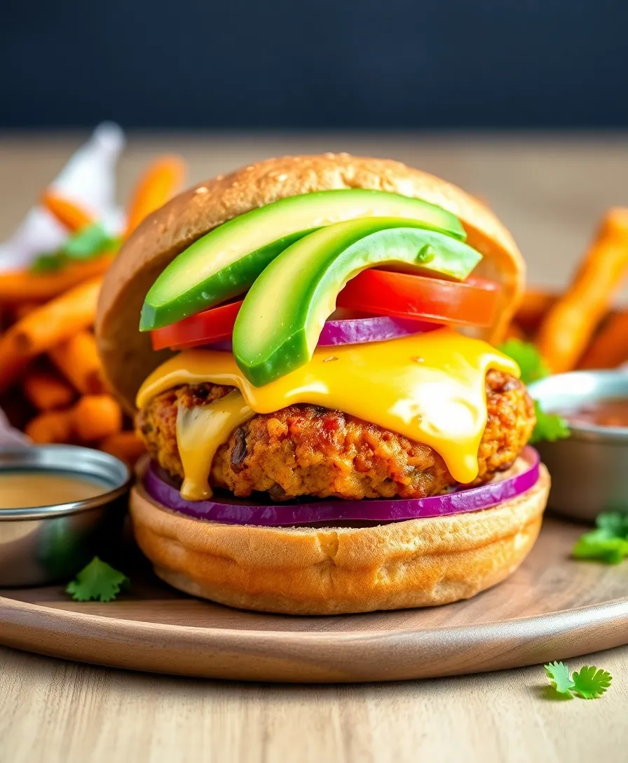 10 Crispy Cheeseburger Recipe Ideas That Will Make Your Taste Buds Dance! - 10. Vegan Crispy Chickpea Cheeseburger