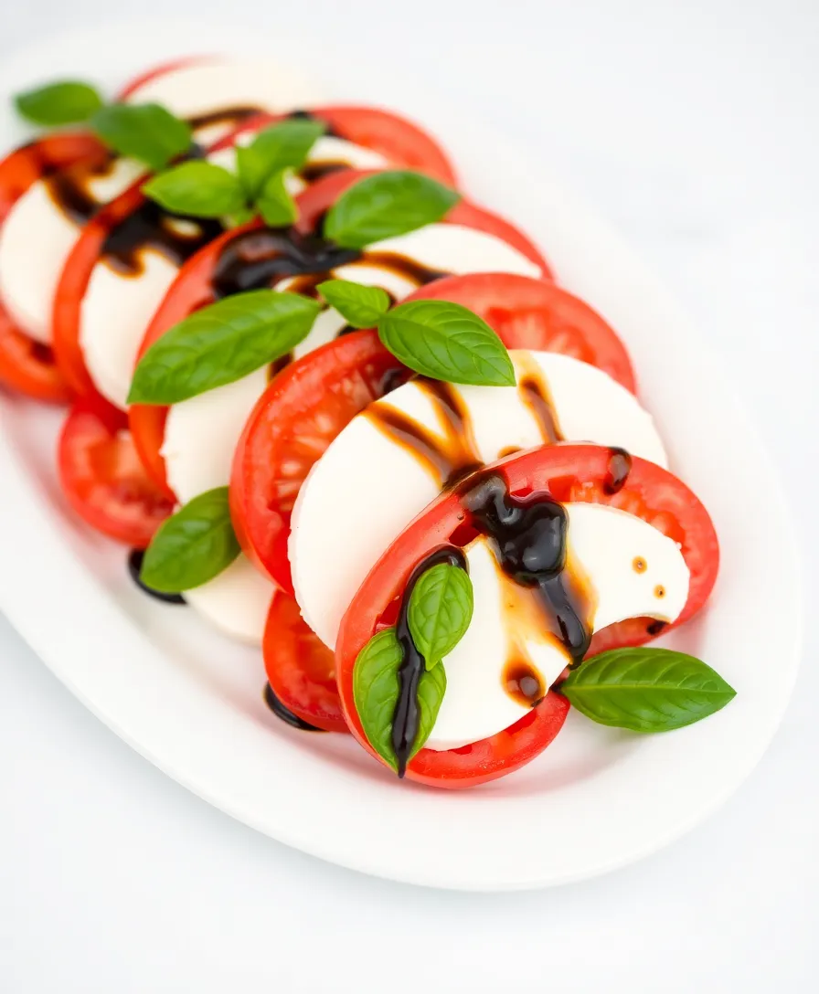 18 Mouthwatering Healthy Salads That'll Make You Forget All About Pizza (#6 Is a Must-Try!) - 7. Caprese Salad with Balsamic Reduction