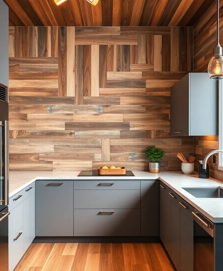 22 Trendy Kitchen Design Ideas That Are Both Stylish and Functional! - 13. Textured Walls