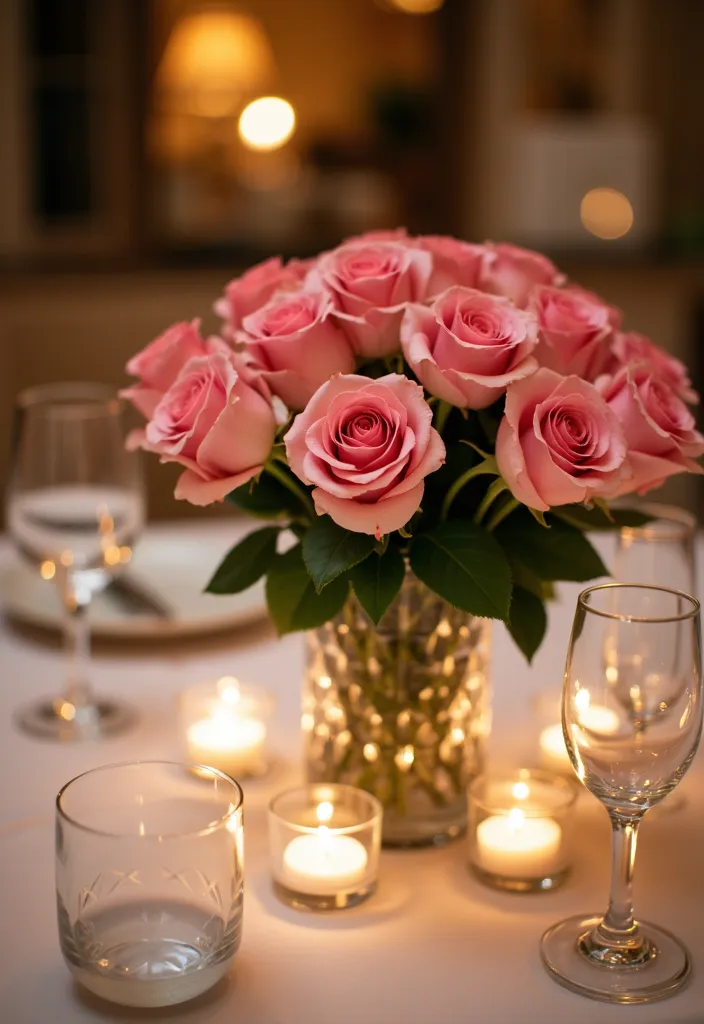 12 Cozy Valentine's Day Home Decor Ideas You Can't Miss This Year! - 4. Romantic Centerpieces