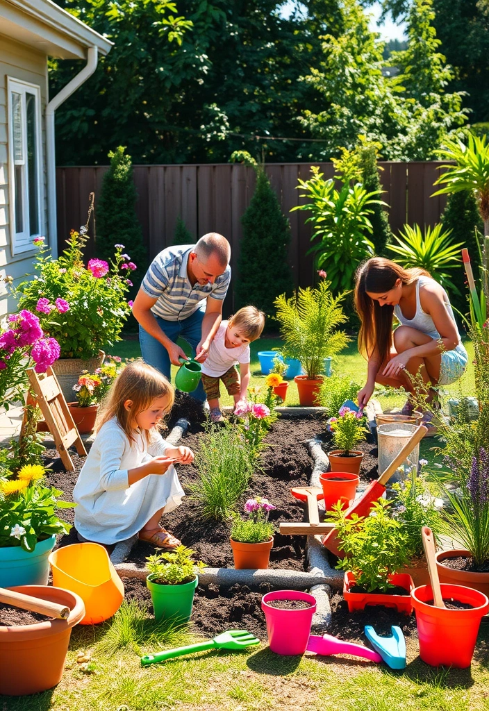 15 Family Workouts That Make Getting Fit a Blast (You’ll Love #7!) - 9. Gardening for Fitness