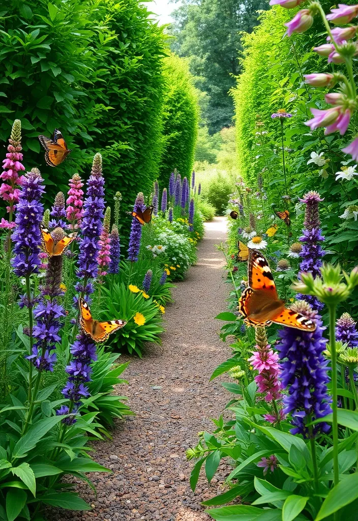 18 Colorful Flower Garden Ideas That Will Attract Pollinators (Wait Until You See #6!) - 15. Pollinator Pathways