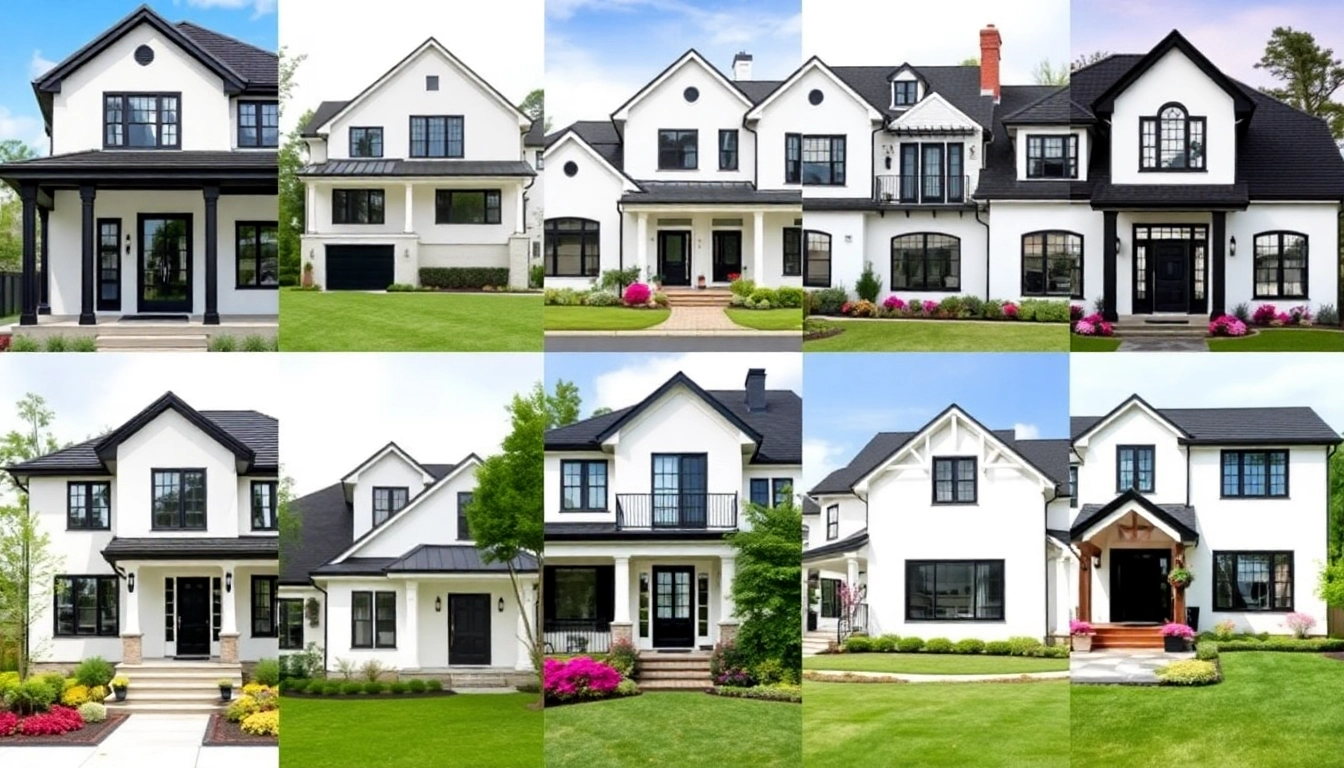 21 Stunning White Exterior Houses with Black Trim That Will Leave You Breathless!