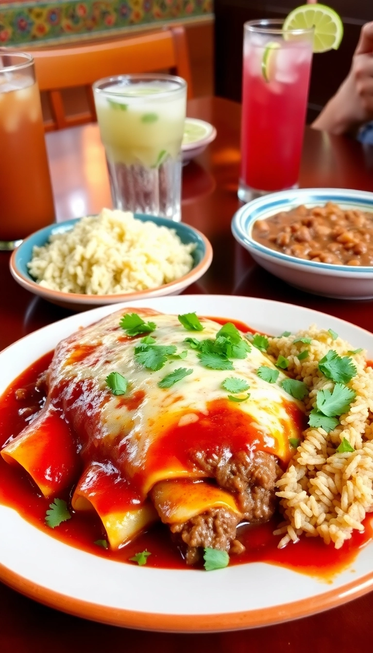 19 Quick and Easy Dinner Recipes with Ground Beef That Will Save Your Evenings! - 9. Beef Enchiladas