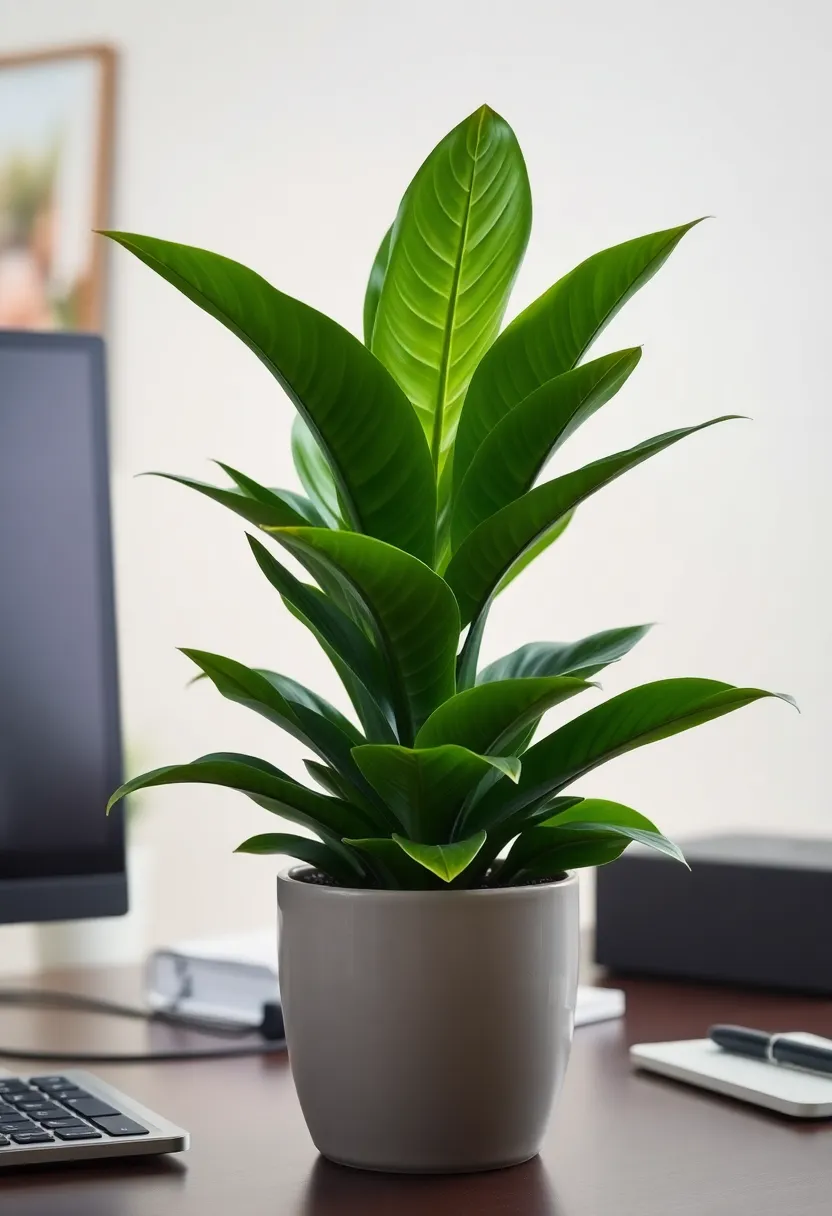 15 Indoor Plants You Need for Instant Calm (Especially #7!) - 6. ZZ Plant (Zamioculcas zamiifolia)