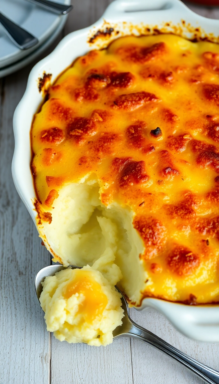 24 Mashed Potatoes Dinner Meals Ideas That Will Make You Drool! - 16. Mashed Potato Gratin