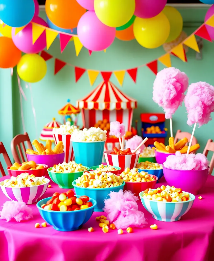 21 Unique Dinner Party Recipes for a Memorable Themed Night (Your Friends Will Be Talking About #11!) - 13. Carnival Fair: Whimsical Treats