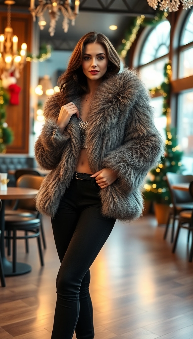 21 Trendy Winter Fashion Looks That'll Have Everyone Asking 'Where Did You Get That?' - 4. Luxe Faux Fur