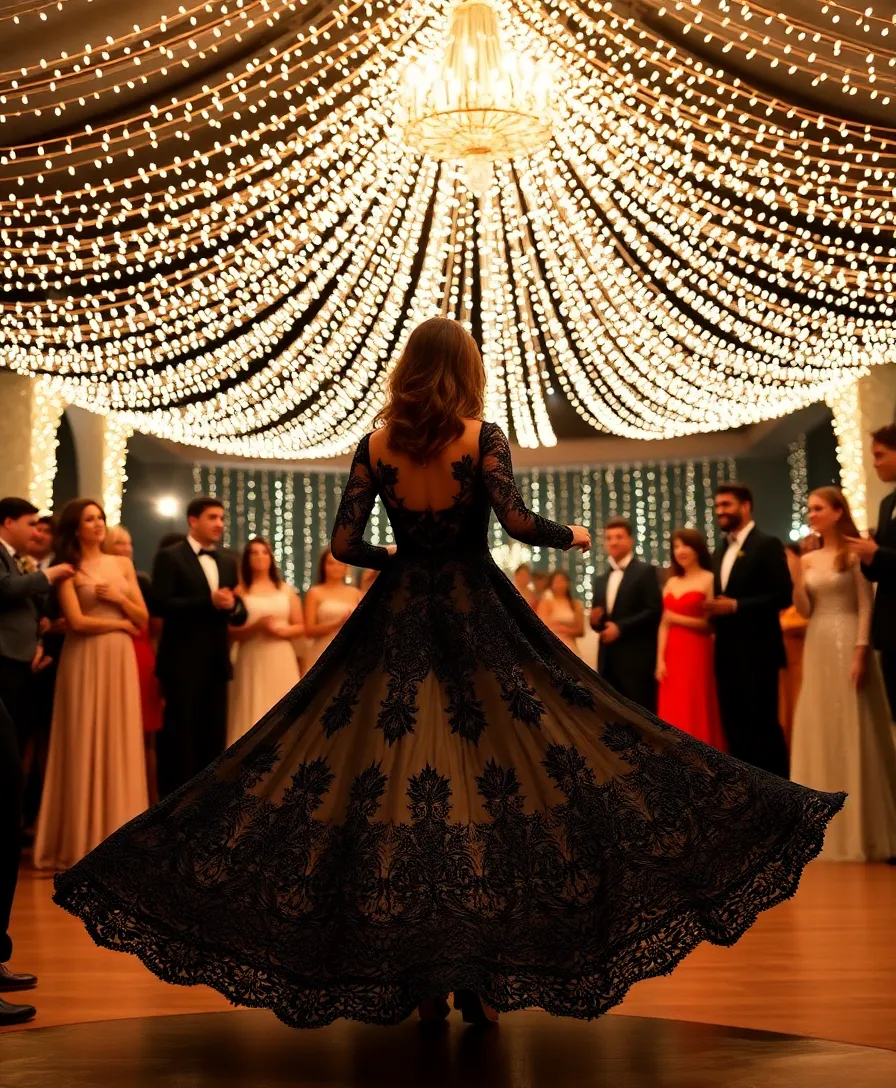 20 Luxe New Year’s Eve Outfits for Men and Women (You’ll Drool Over #3!) - 6. Elegant Lace