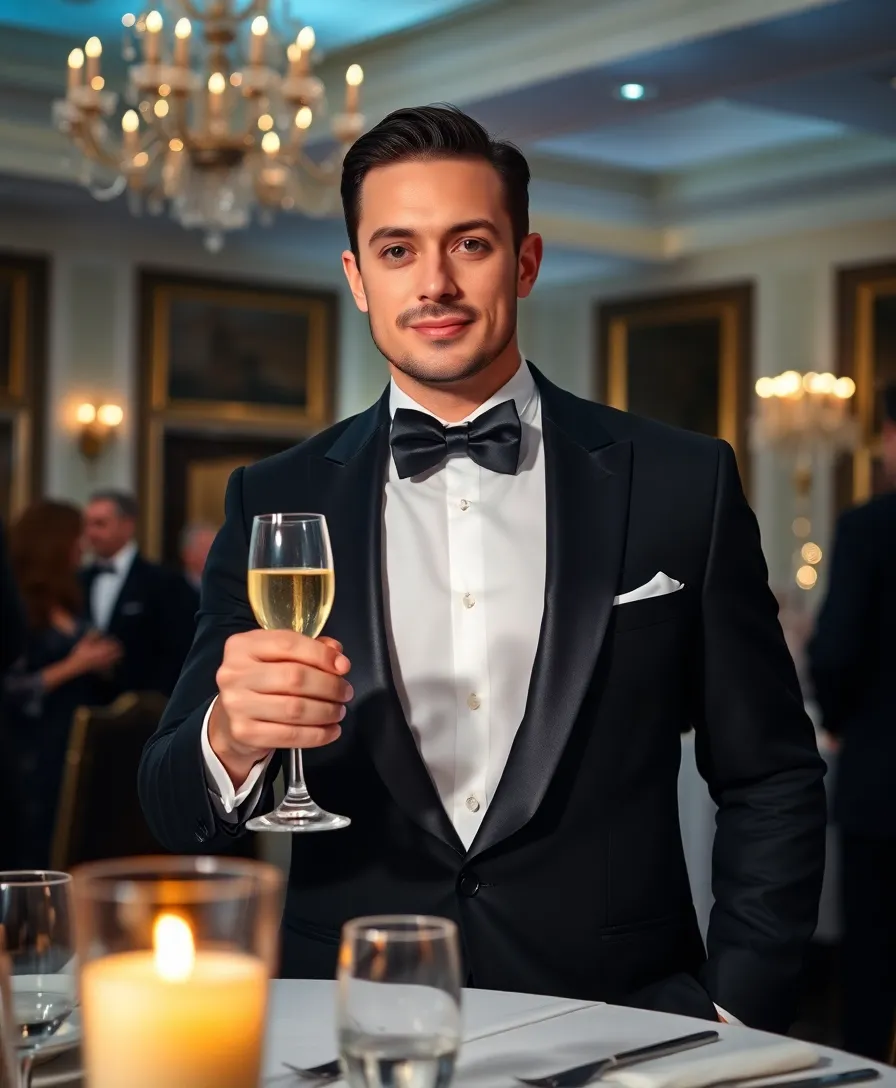 20 Luxe New Year’s Eve Outfits for Men and Women (You’ll Drool Over #3!) - 13. Timeless Tuxedos