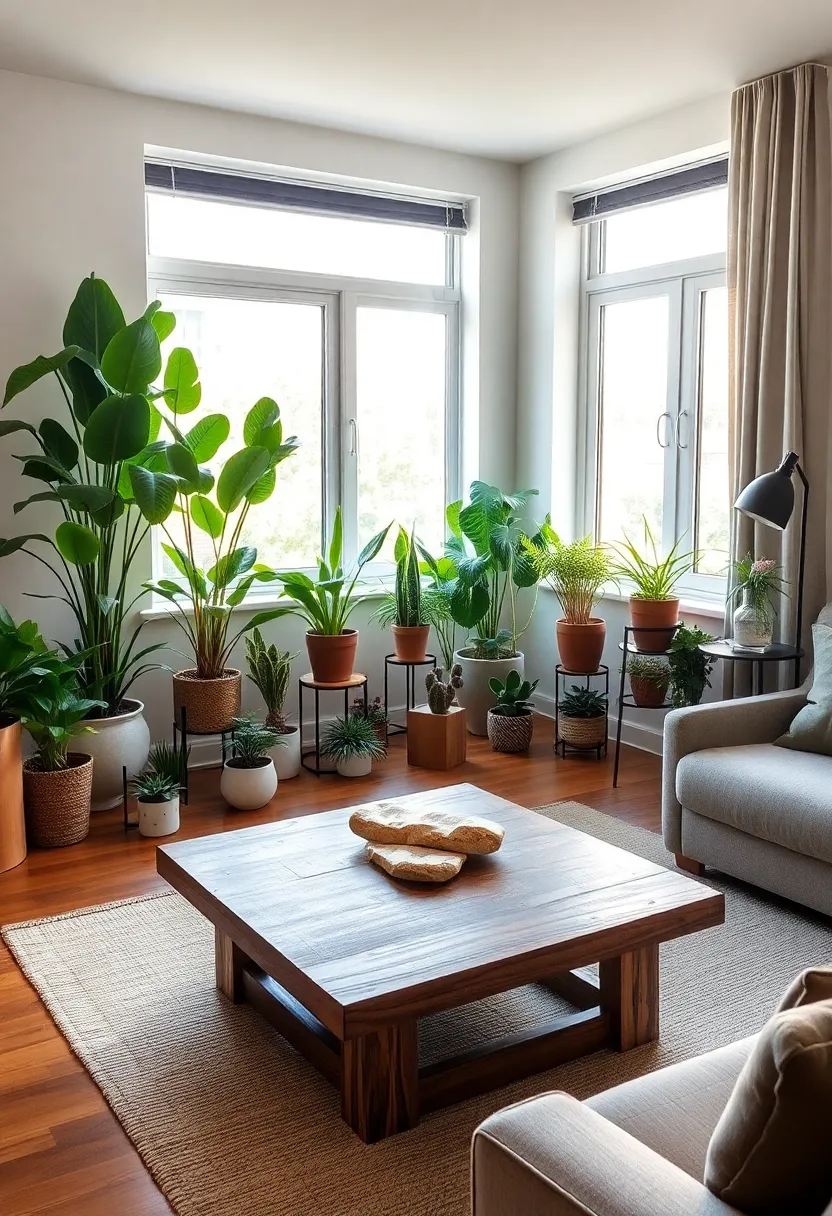 15 Eclectic Apartment Decor Ideas That'll Transform Your Space into a Sanctuary! - 4. Nature-Inspired Decor: Bringing the Outdoors In