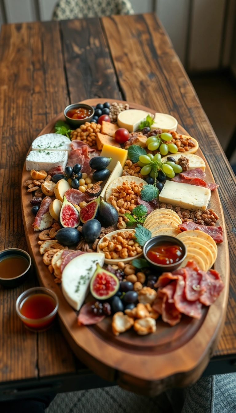 25 Friendsgiving Dinner Party Ideas That Will Make You the Host of the Year! - 1. A Colorful Charcuterie Board