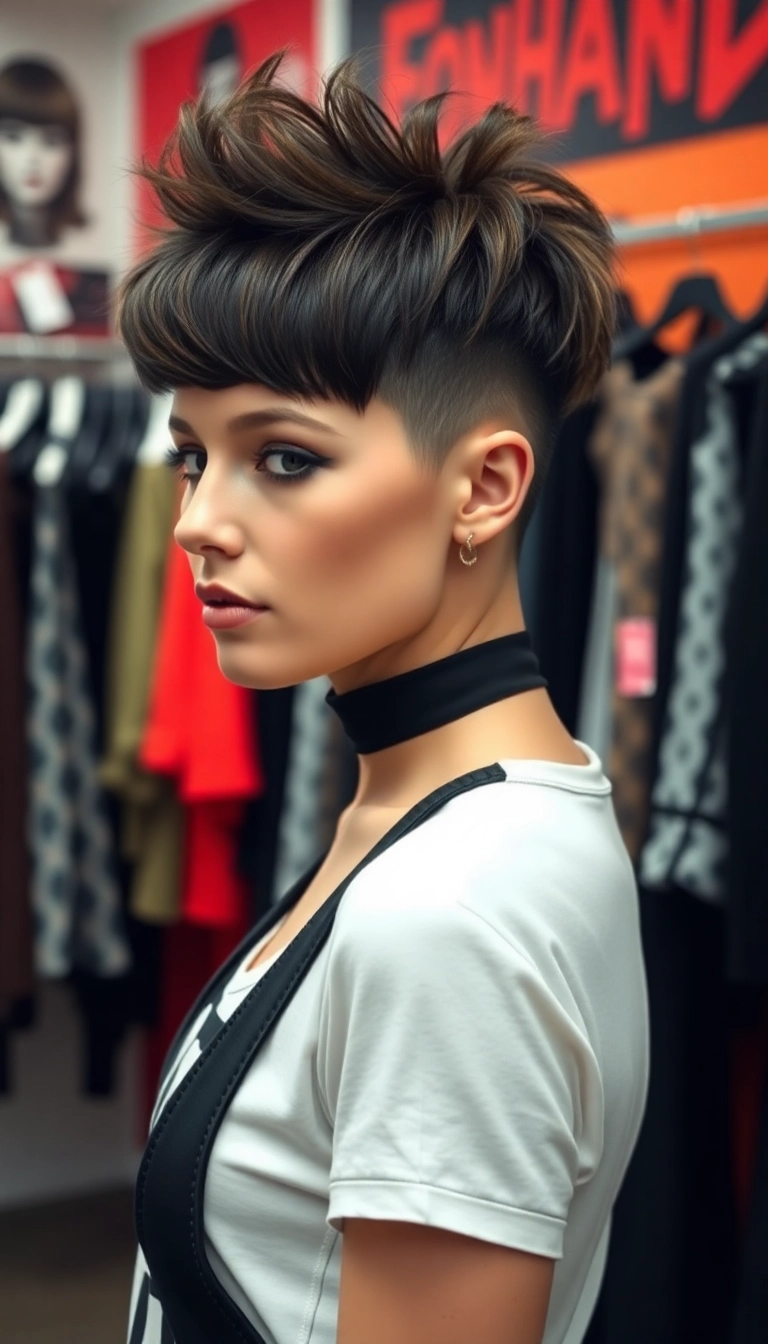 28 Medium Shag Hairstyles That Will Transform Your Look Instantly (You Won't Believe #15!) - 18. Edgy Undercut