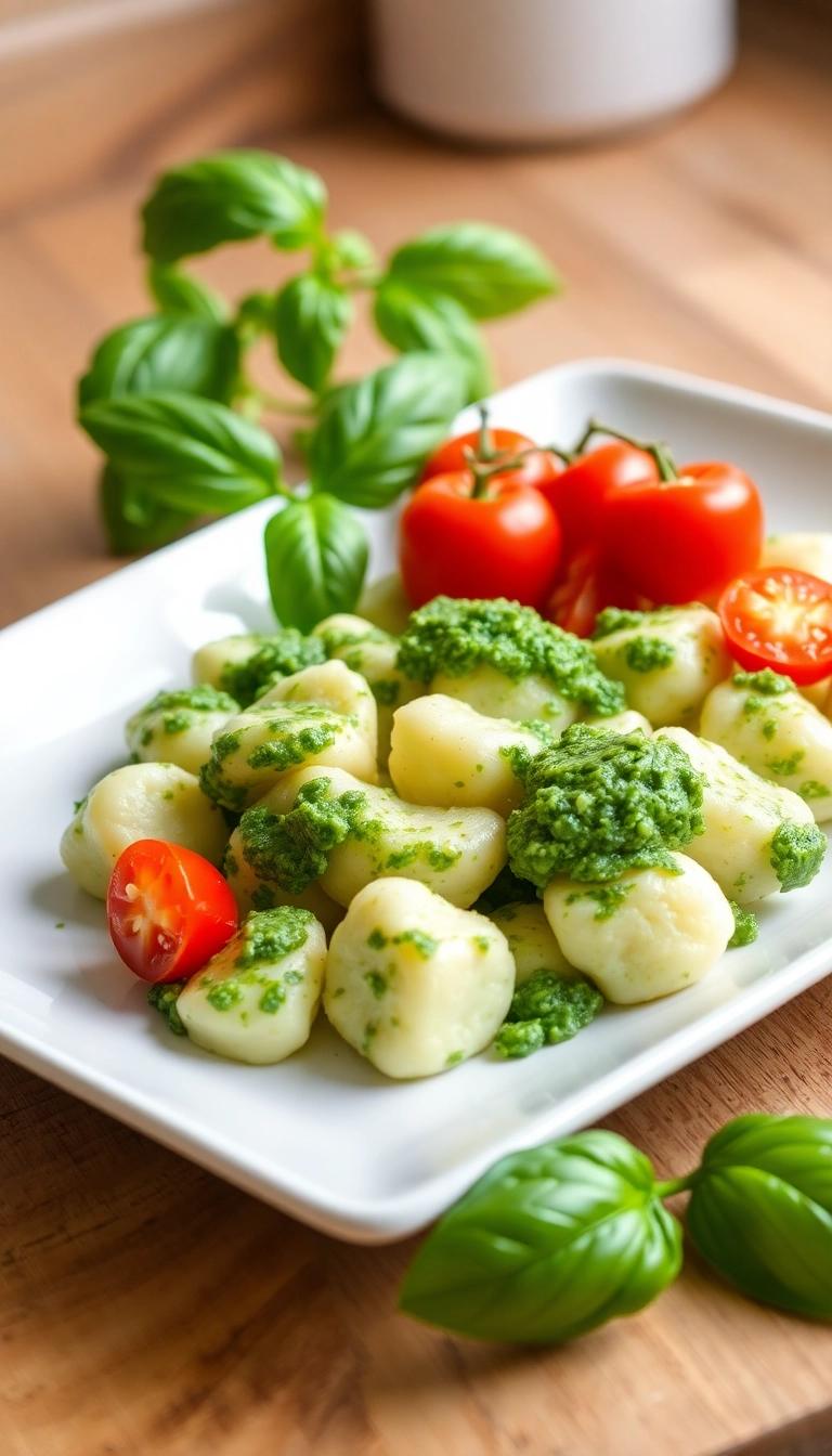 23 Dinner Plans Ideas That'll Make You Excited for Mealtime! - 16. Cauliflower Gnocchi with Pesto