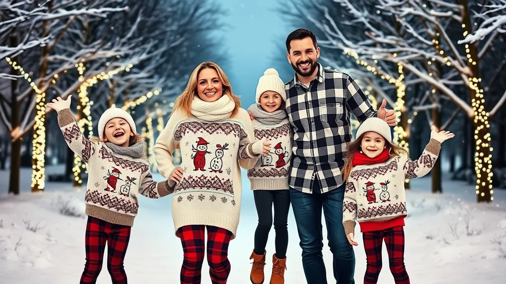 12 Matching Women's Winter Fashion Ideas for Family Photos That Will Make You Look Amazing Together!