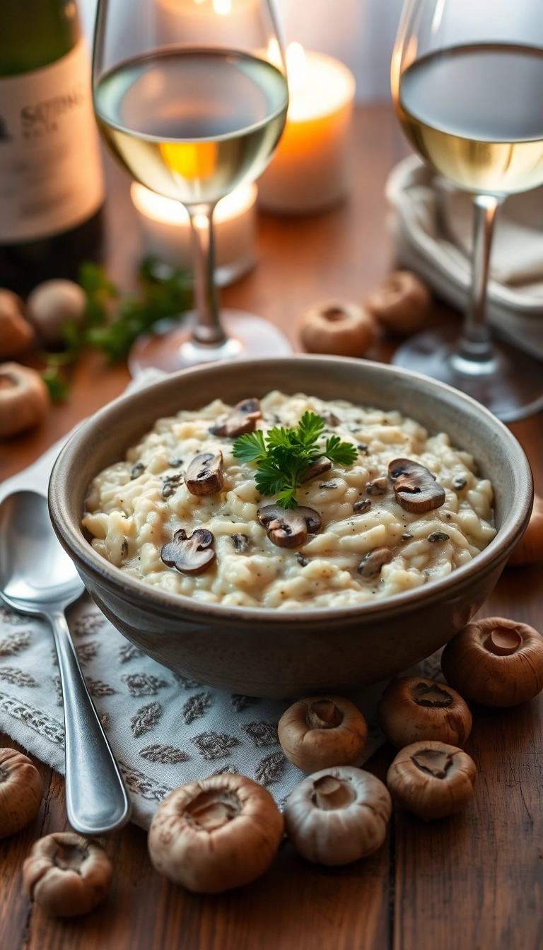 20 Cozy Winter Dinner Recipes That Will Warm Your Heart (You Won't Believe #5!) - 1. Creamy Mushroom Risotto