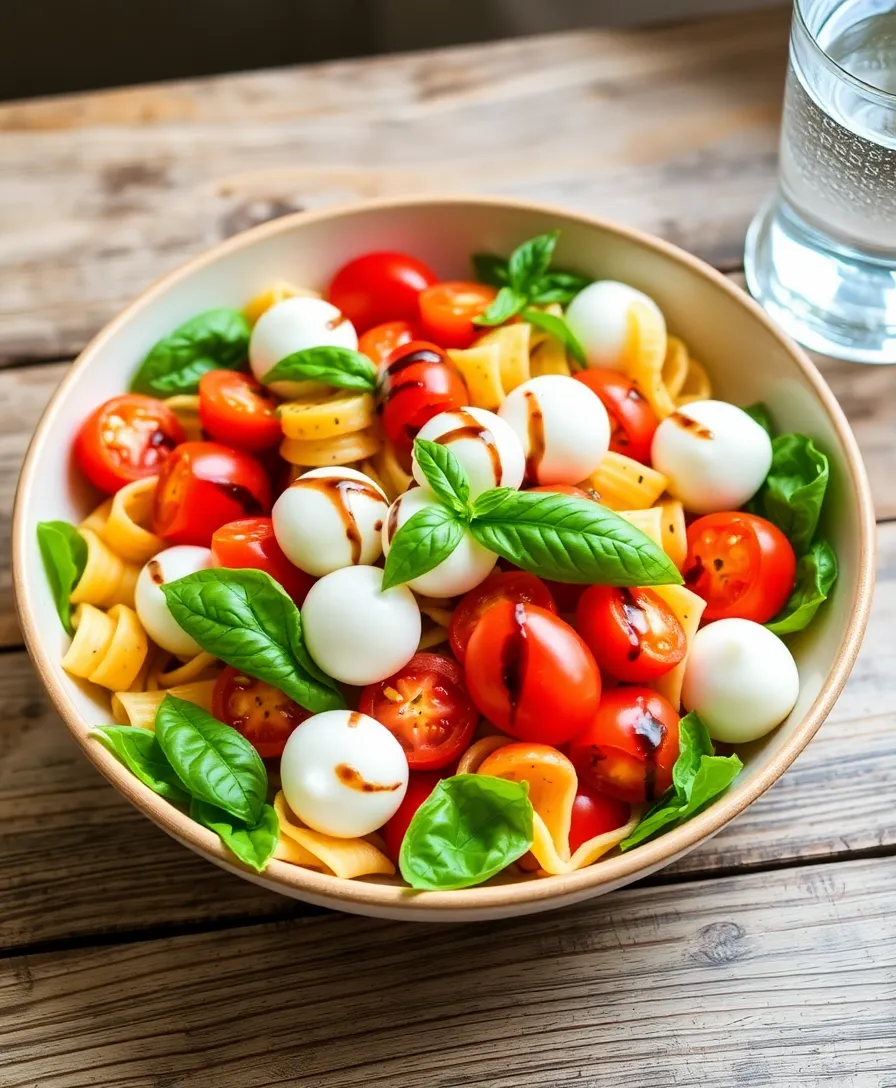 20 Meal Prep Magic: Weeknight Recipes Inspo for Stress-Free Cooking - 11. Caprese Pasta Salad