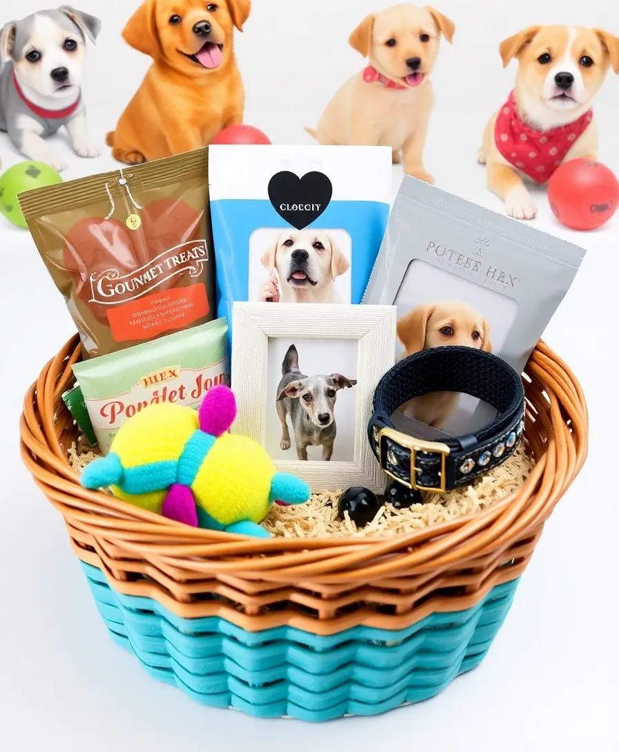 21 Creative Burr Basket Ideas That'll Make Your Best Friend Swoon! - 12. Pet Lover's Treat