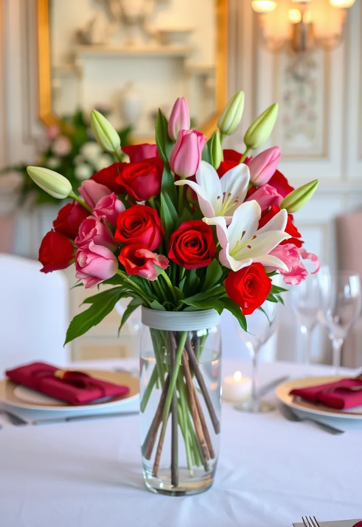 18 Romantic Valentine's Decor Ideas That'll Transform Your Home (Wait Until You See #14!) - 11. Floral Arrangements