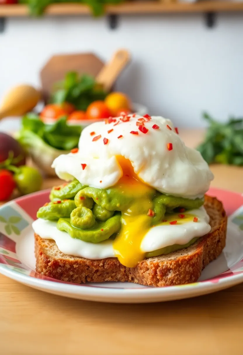 15 Quick & Easy Healthy Lunch Recipes That Will Make You Feel Amazing! - 10. Egg and Avocado Toast