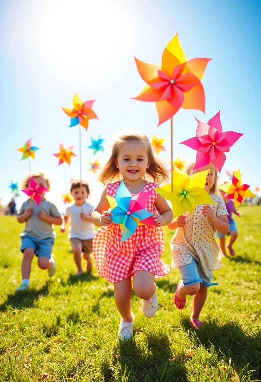 20 Fun Crafts for Kids That'll Keep Them Busy for Hours (You'll Love #15!) - 16. DIY Pinwheels