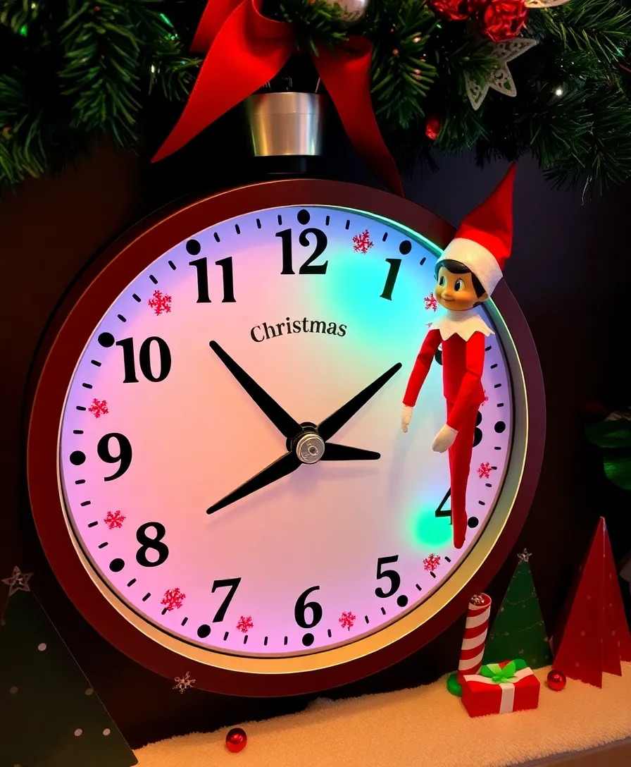 How to Start Easy Elf on the Shelf Ideas for a Magical Christmas Wallpaper! - 15. Elf's Magical Countdown Clock