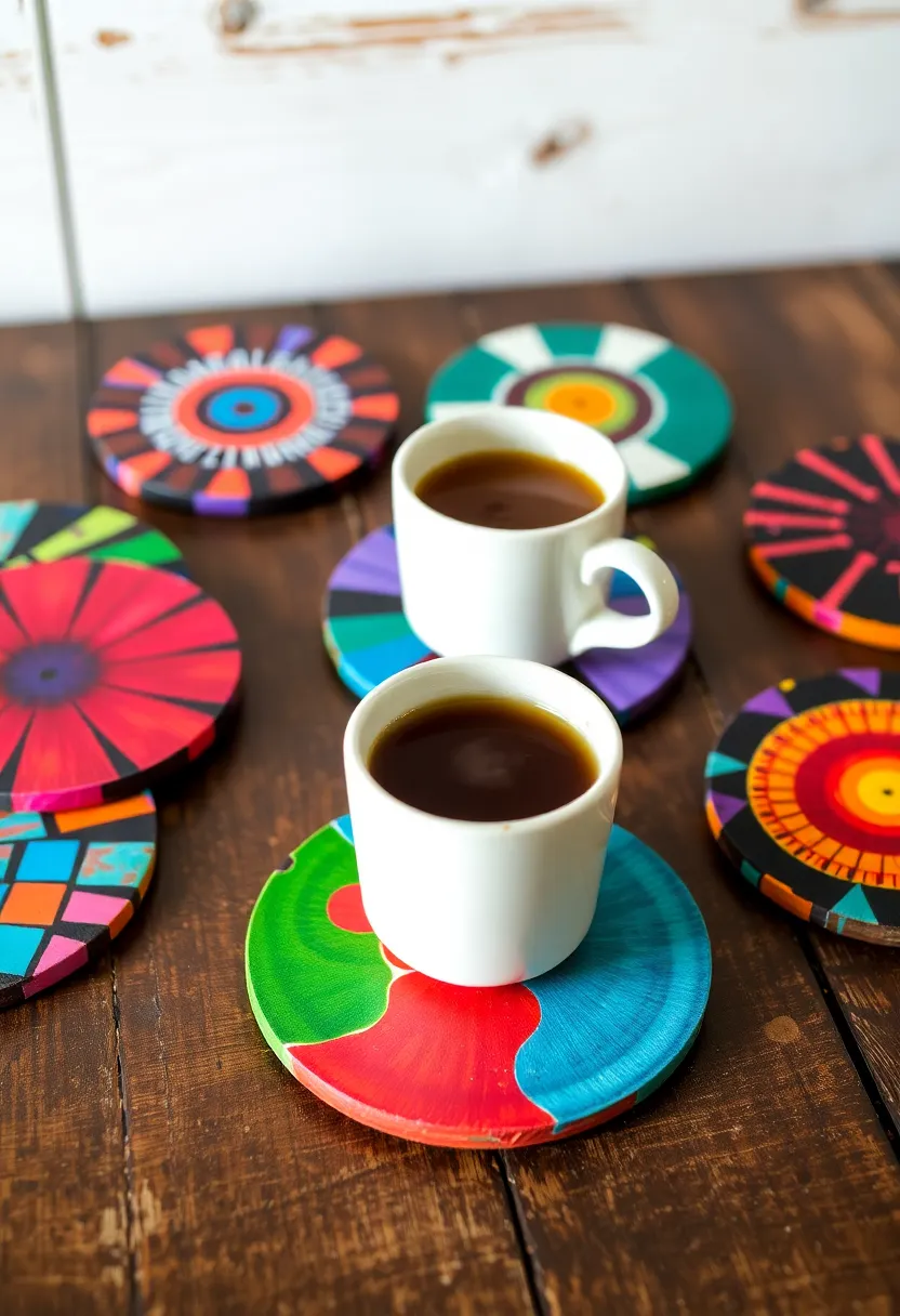 10 Fun Adult DIY Projects That Will Melt Your Stress Away (Don't Miss #4!) - 10. DIY Coasters