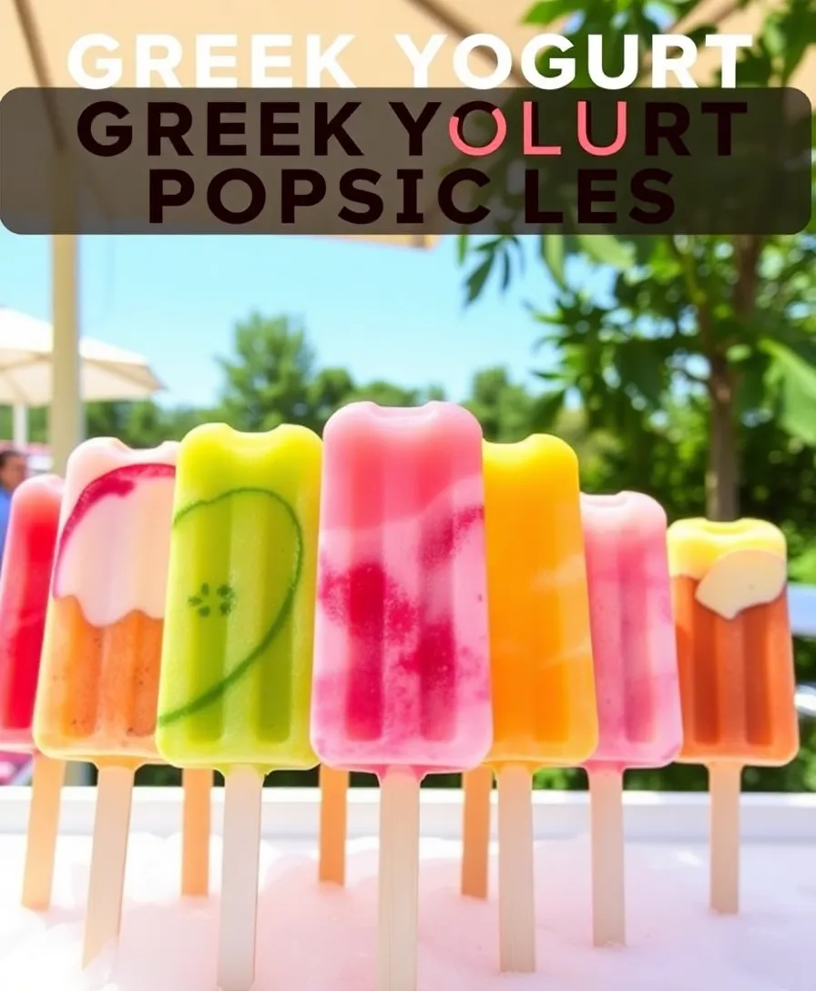 18 Healthy Snacks Your Kids Will Actually Love (Surprise #9 Is a Game Changer!) - 18. Greek Yogurt Popsicles