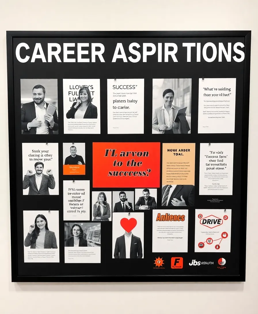 Unlock Your Dreams: 15 Vision Board Ideas That Will Transform Your Life! - 9. The Career Aspirations Board