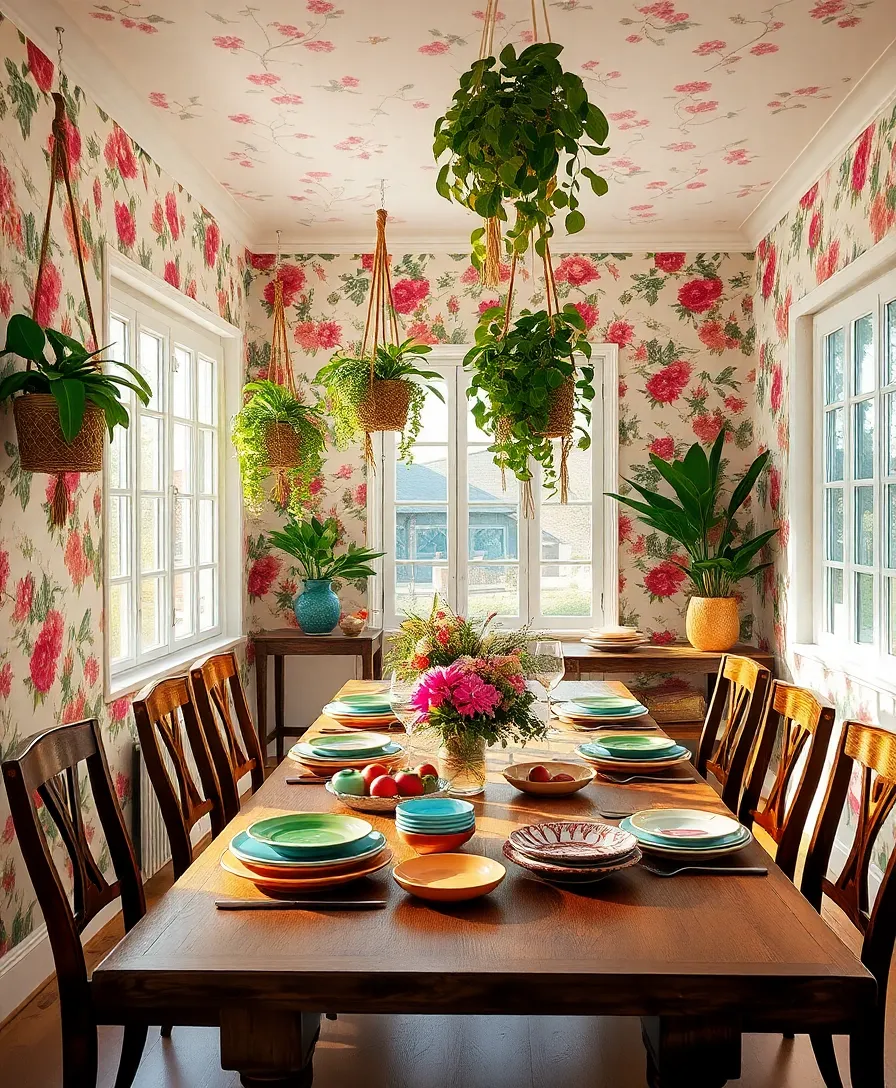 21 Whimsical Cottagecore Dining Rooms That'll Transport You to a Cozy Countryside! - 1. Enchanted Garden Escape