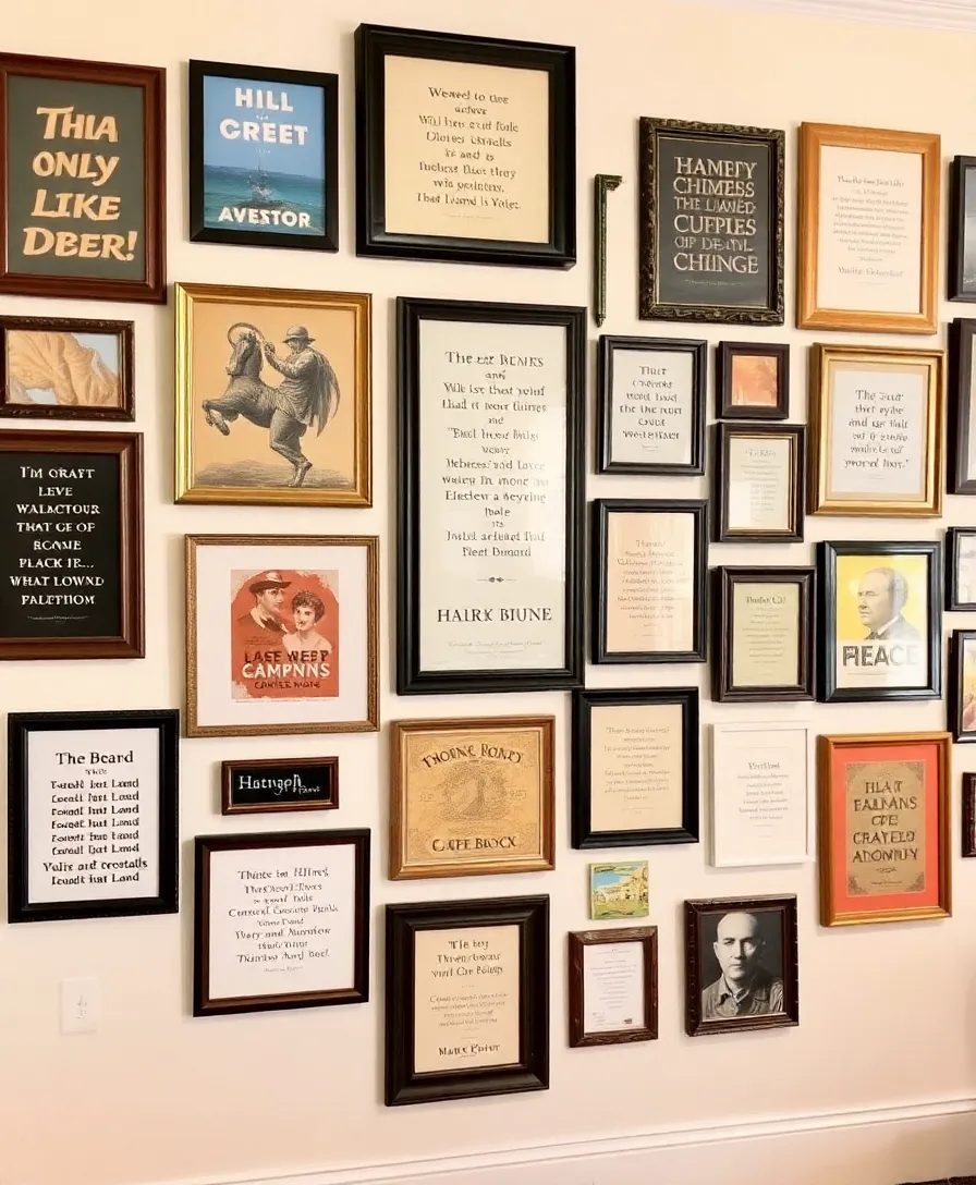 10 Rustic Bookstore Decor Ideas That Will Transform Your Reading Space (You Won't Believe #4!) - 7. Artistic Wall Displays