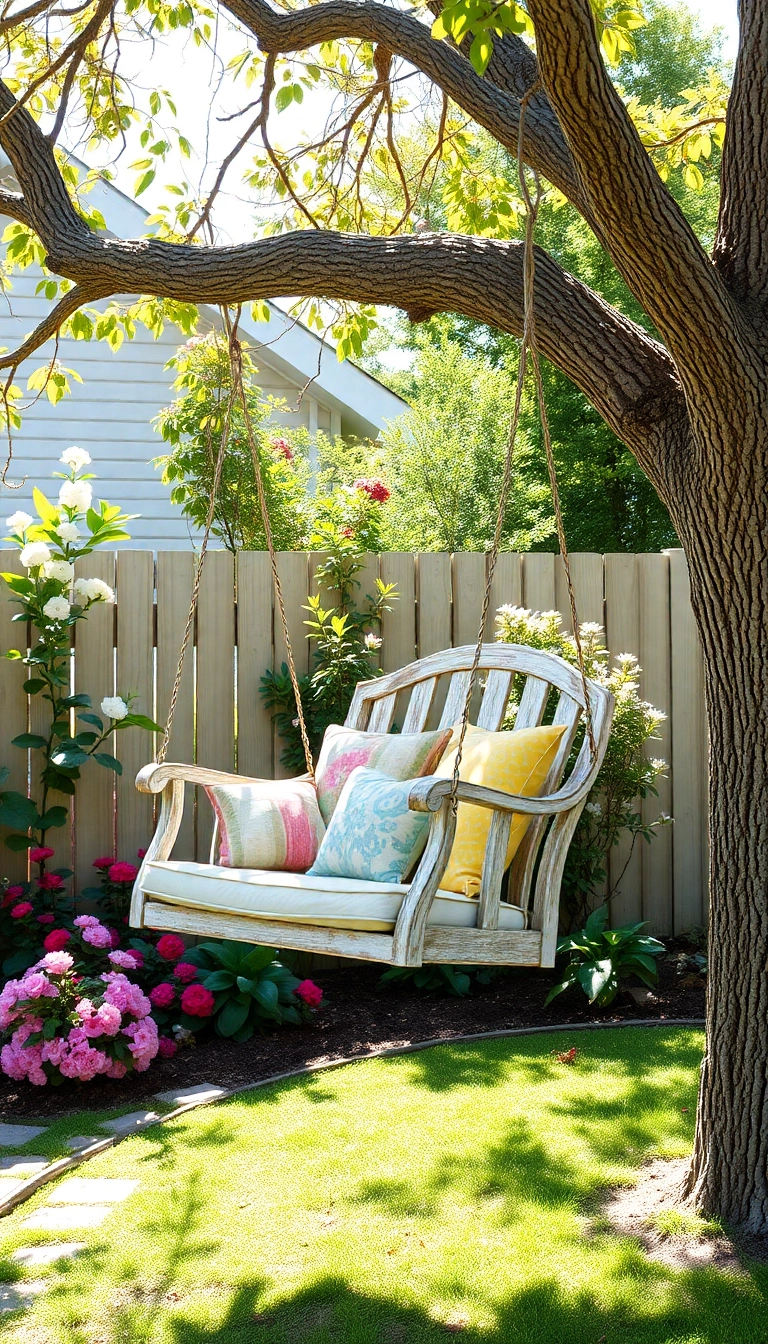 15 Stunning Upcycled Furniture Ideas You Can Make This Weekend (Wait Until You See #9!) - 7. Old Chair Swing