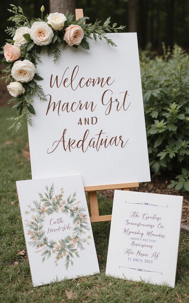 Explore 100 Wedding Decoration Ideas That Will Make Your Dream Day Come True! - 9. Unique Signage