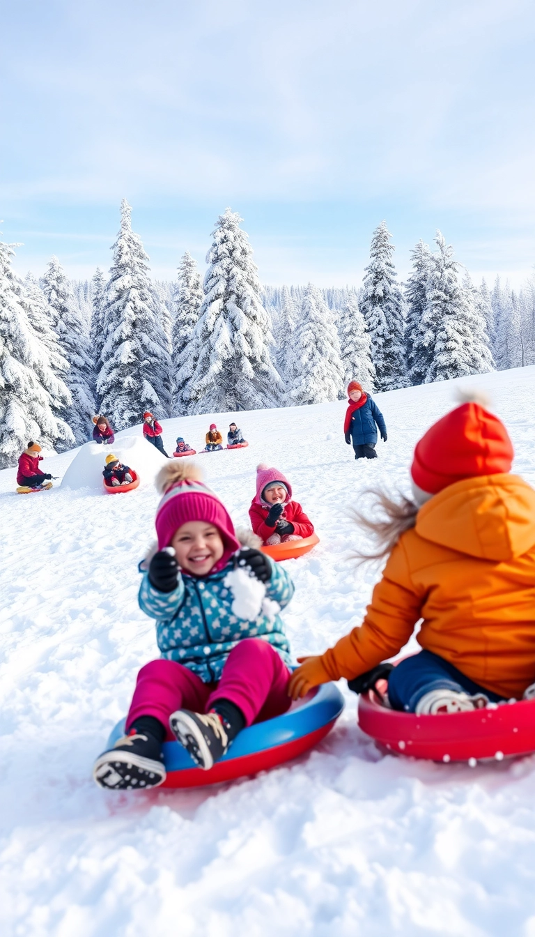 10 Unforgettable Christmas Experiences in Cozy Cabins in the Woods (Perfect for Family Trips!) - 3. Sledding and Snowball Fights