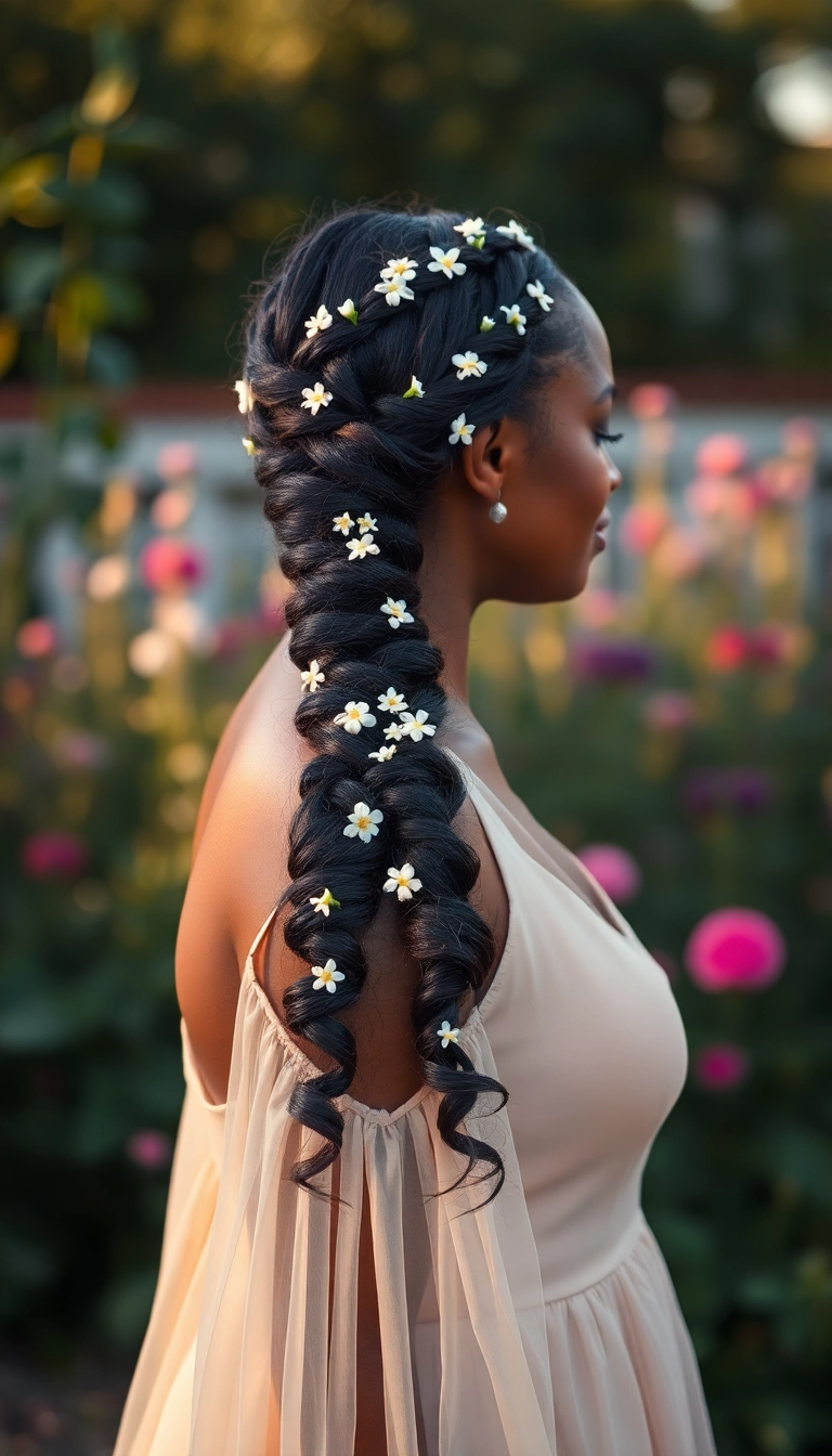 24 Stunning Braided Hairstyles for Black Women That Will Turn Heads! - 8. Halo Braid