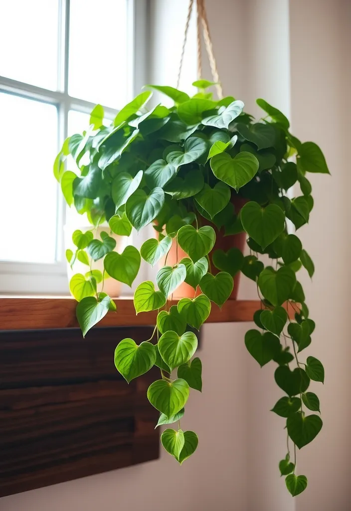 15 Air-Purifying Plants That'll Transform Your Home into a Breath of Fresh Air! - 4. Pothos (Epipremnum aureum)