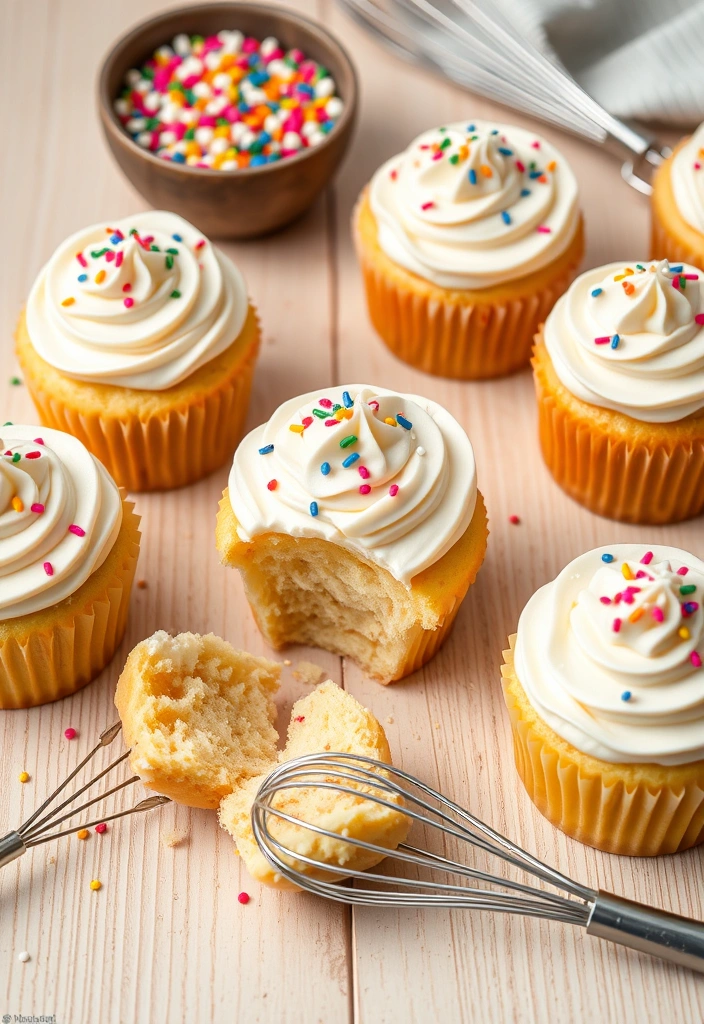 10 Simple Baking Recipes That Even Beginners Can Master (You’ll Be a Pro by #3!) - 1. Classic Vanilla Cupcakes