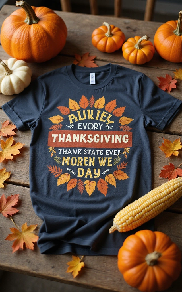 19 Seasonal T-Shirts That'll Get You in the Festive Spirit (Wait Until You See #10!) - 6. Thanksgiving Gratitude Tees