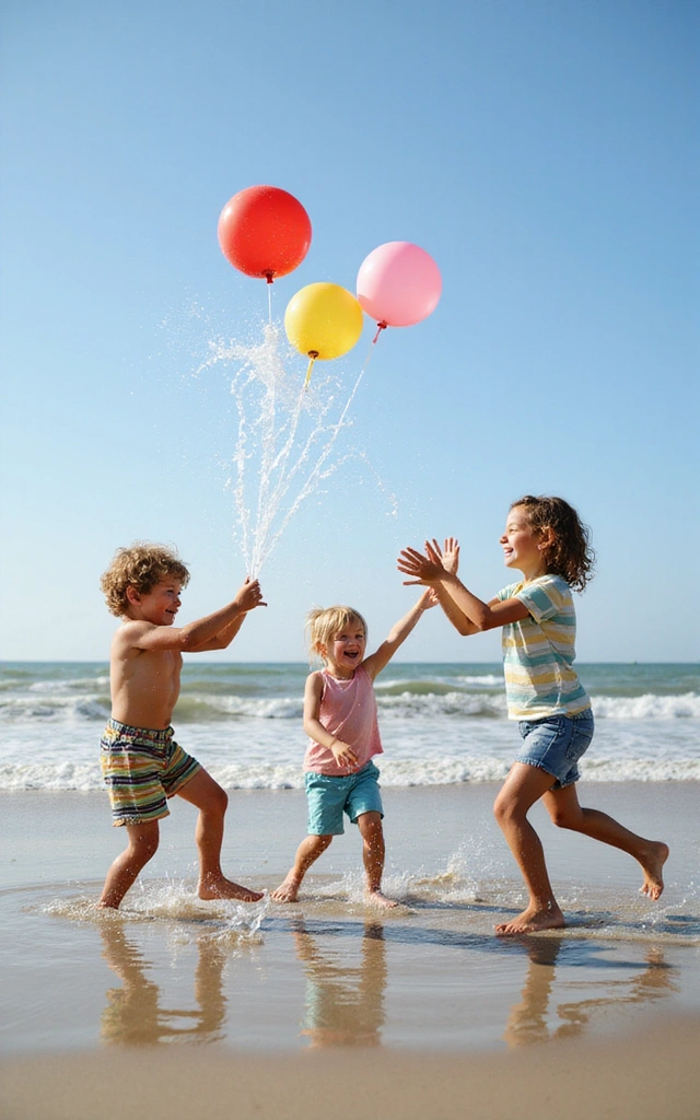 20 Unforgettable Beach Activities for Families to Enjoy This Summer! - 14. Water Balloon Toss