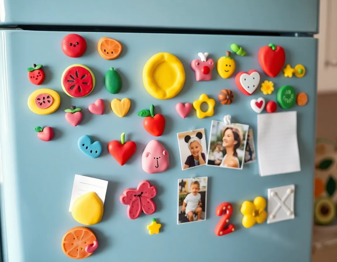 13 Functional Clay Projects You Didn’t Know Could Change Your Life (Check Out #2!) - 9. Functional Clay Magnets