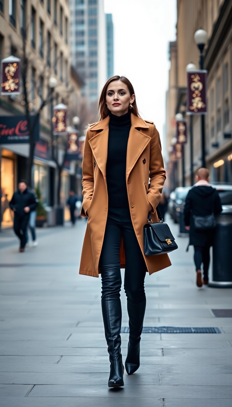 Classy Winter Outfits: Elevate Your Style This Season! - 1. The Timeless Trench Coat