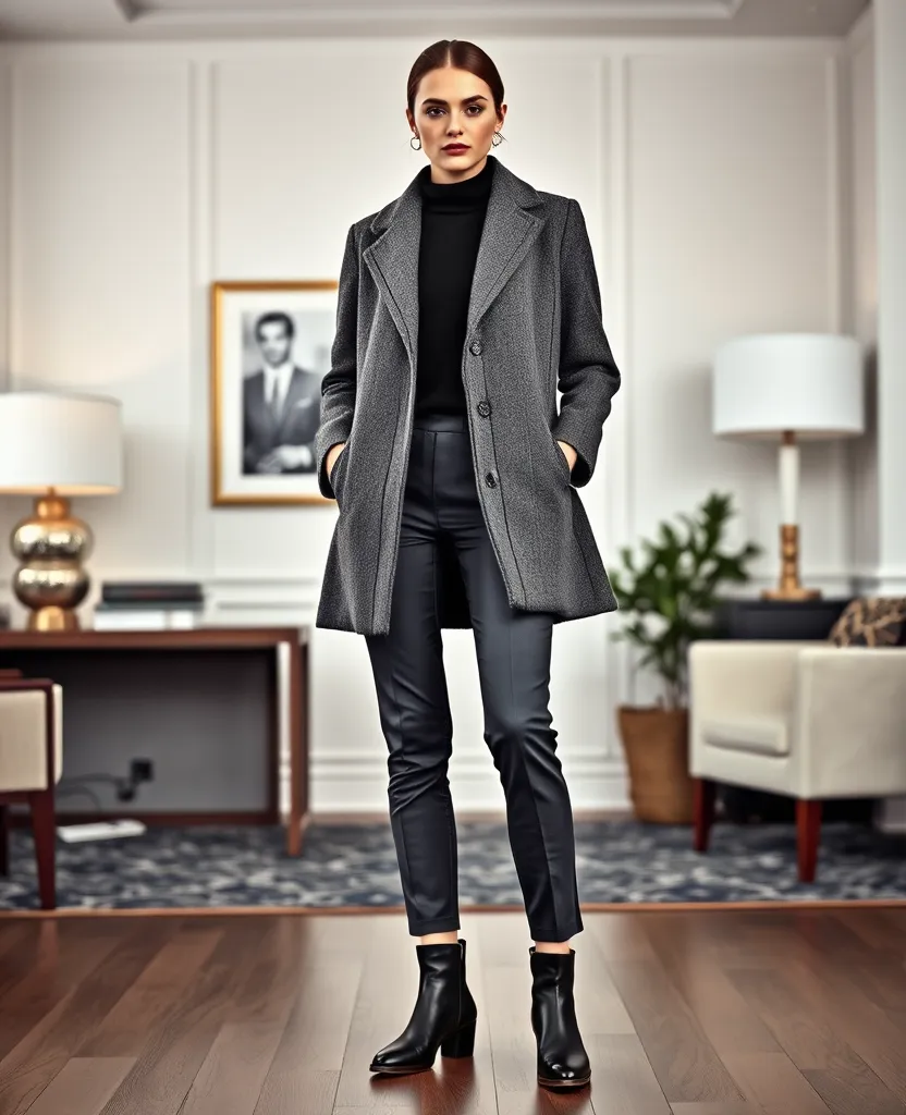 10 Stylish Ways to Rock Winter Footwear That Will Turn Heads! - 4. Classic Chelsea Boots with a Wool Coat