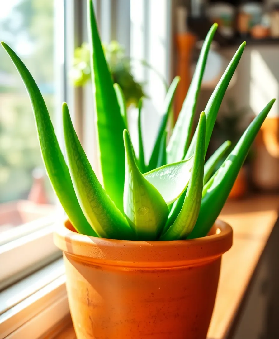 Easy Care Plants for Home: Discover the Best Low-Maintenance Green Friends! - 11. Aloe Vera (Aloe barbadensis miller)