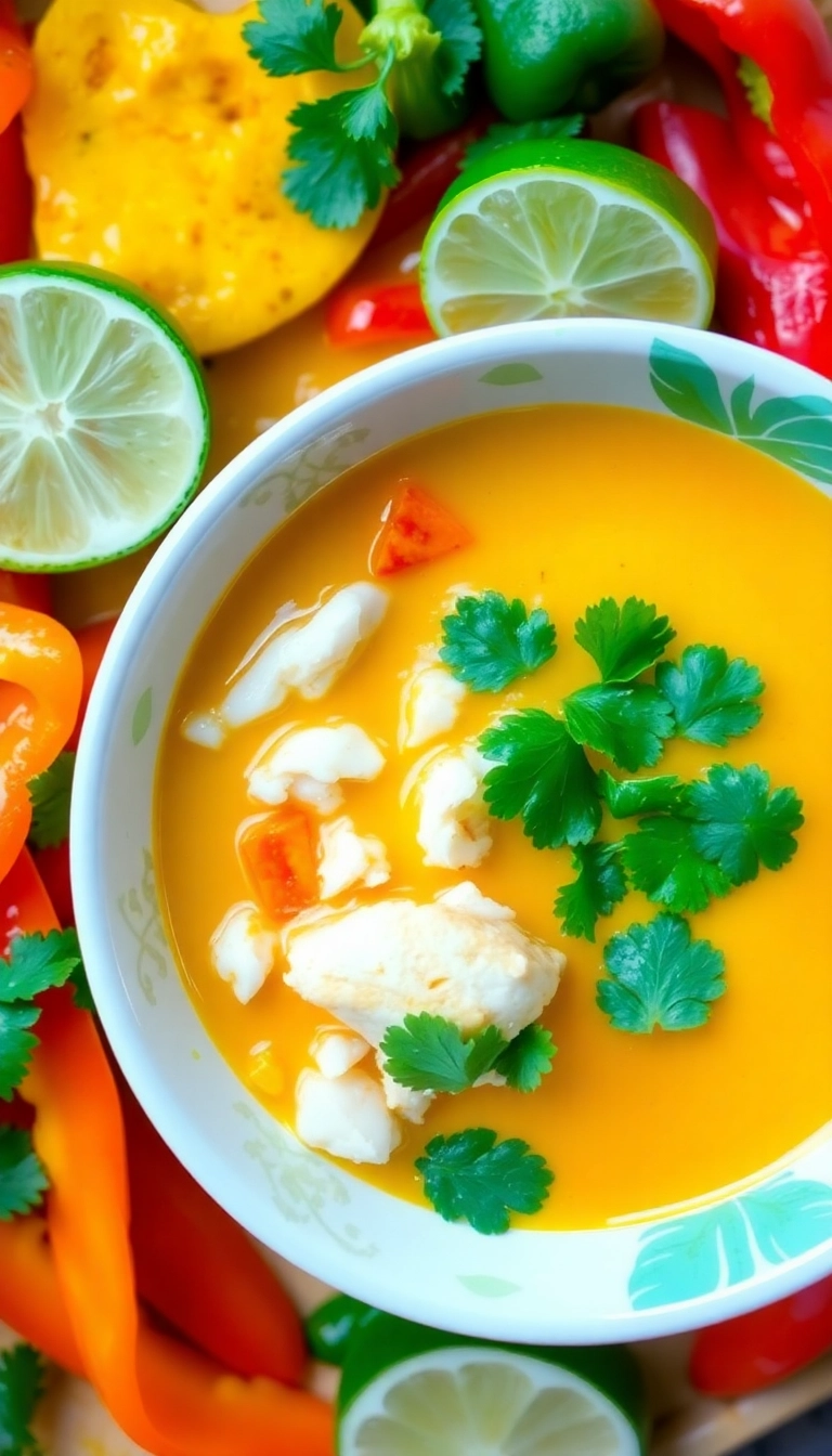 24 Chicken Rice Soup Ideas That'll Warm Your Soul (You Won't Believe #16!) - 12. Coconut Curry Chicken Rice Soup