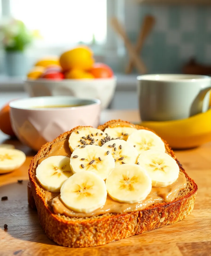 20 Breakfast Ideas That Will Change Your Morning Game (You Won’t Want to Skip #9!) - 15. Almond Butter Toast with Banana