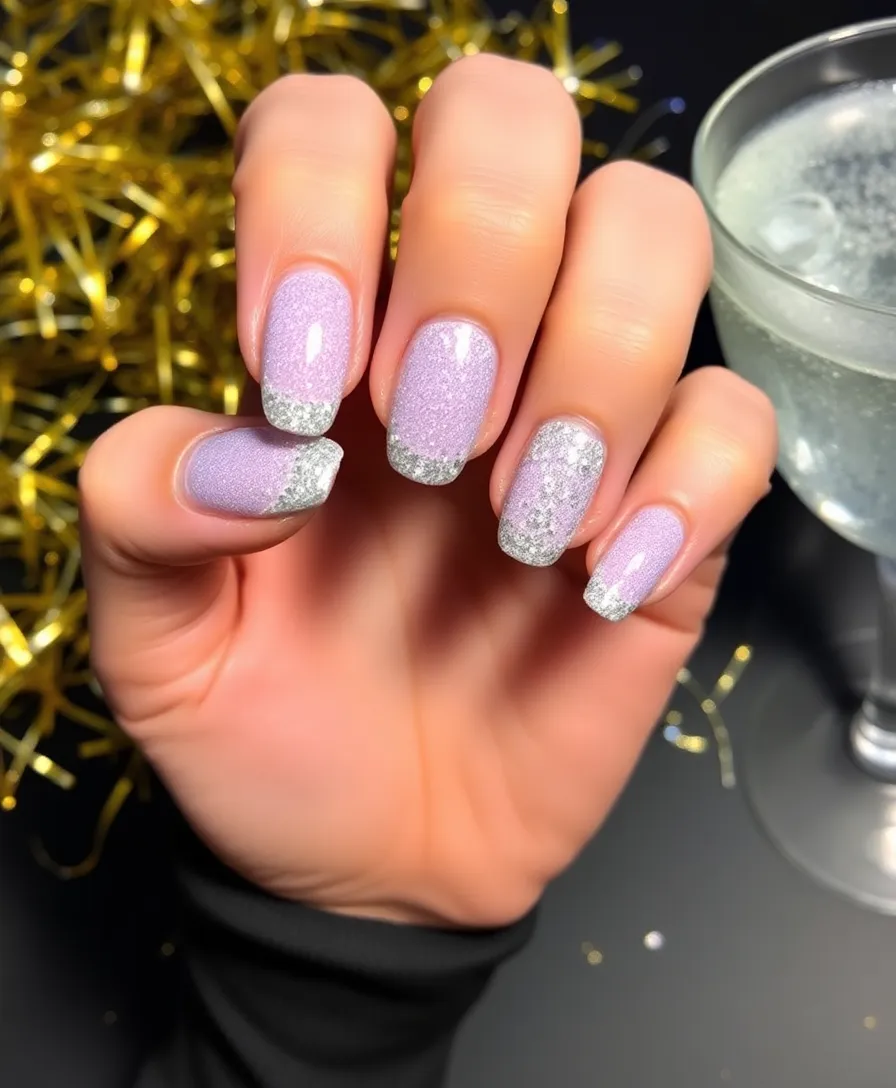 Glitter & Glam: Perfect New Year’s Nails for a Sparkling Start - 2. Glitter Ombre Delight