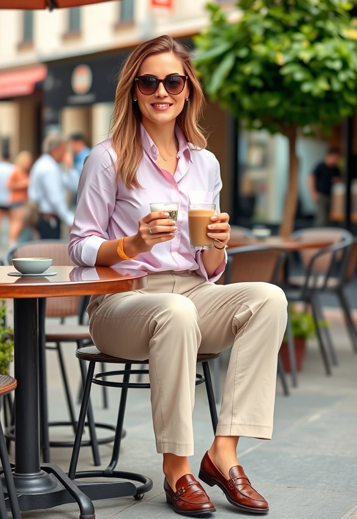 15 Casual Outfit Ideas That Will Make You the Queen of Comfort (You Won't Believe #8!) - 5. Button-Up Shirt and Chinos