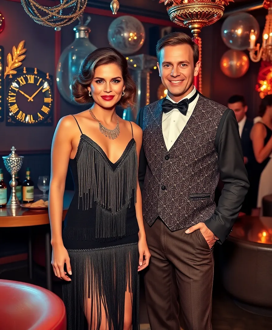 20 Luxe New Year’s Eve Outfits for Men and Women (You’ll Drool Over #3!) - 19. Vintage Glam