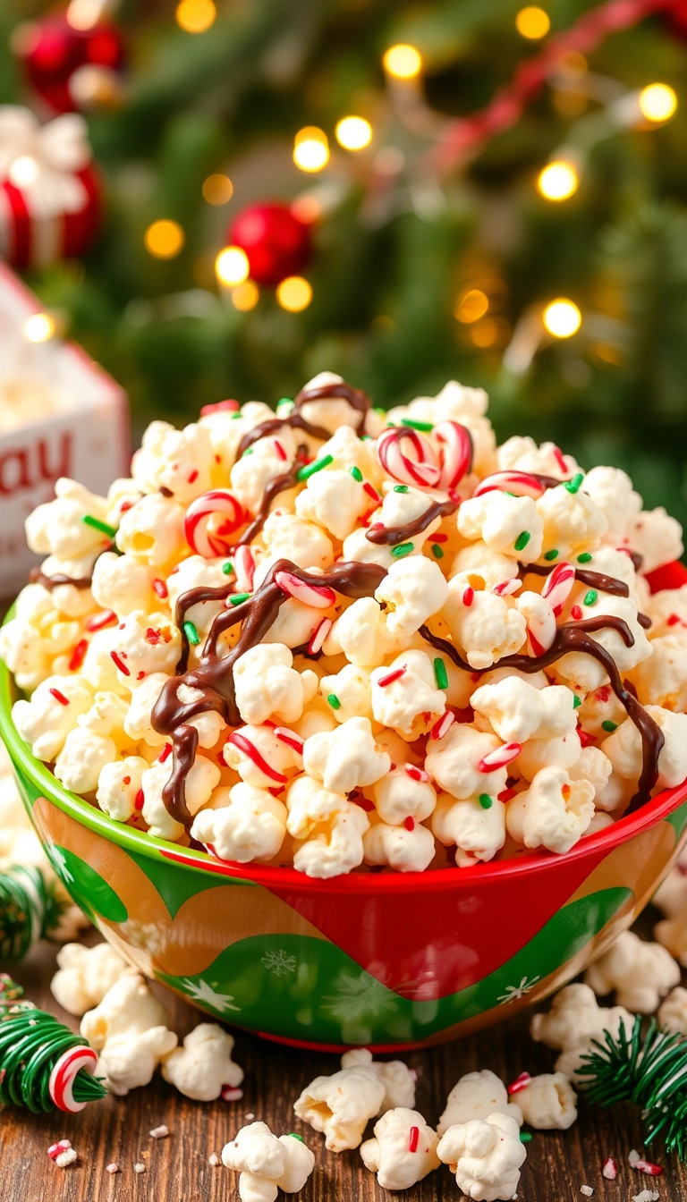 21 Festive Christmas Party Food Ideas That Will Wow Your Guests (You Won't Believe #10!) - 7. Holiday Popcorn Mix