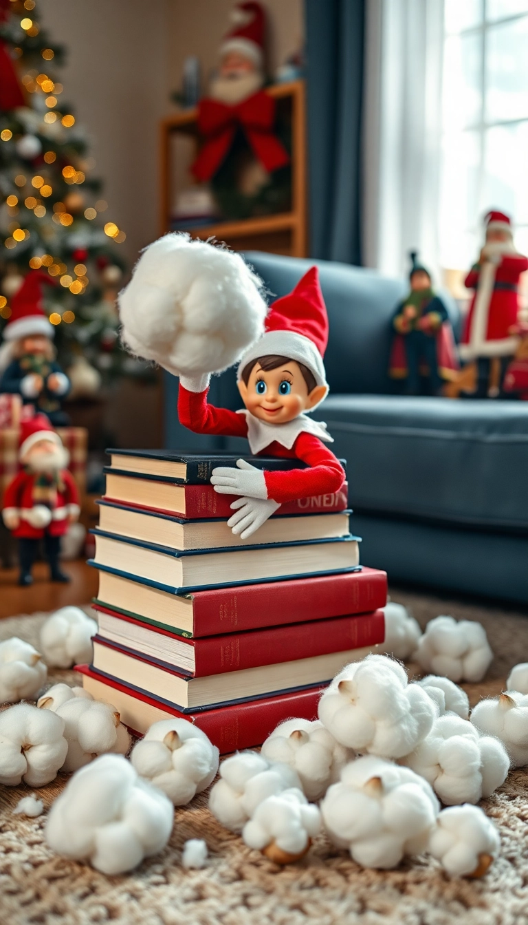 The Ultimate Guide to Funny Elf on the Shelf Fun: 10 Ideas You Can’t Miss! - 6. Elf’s Snowball Fight